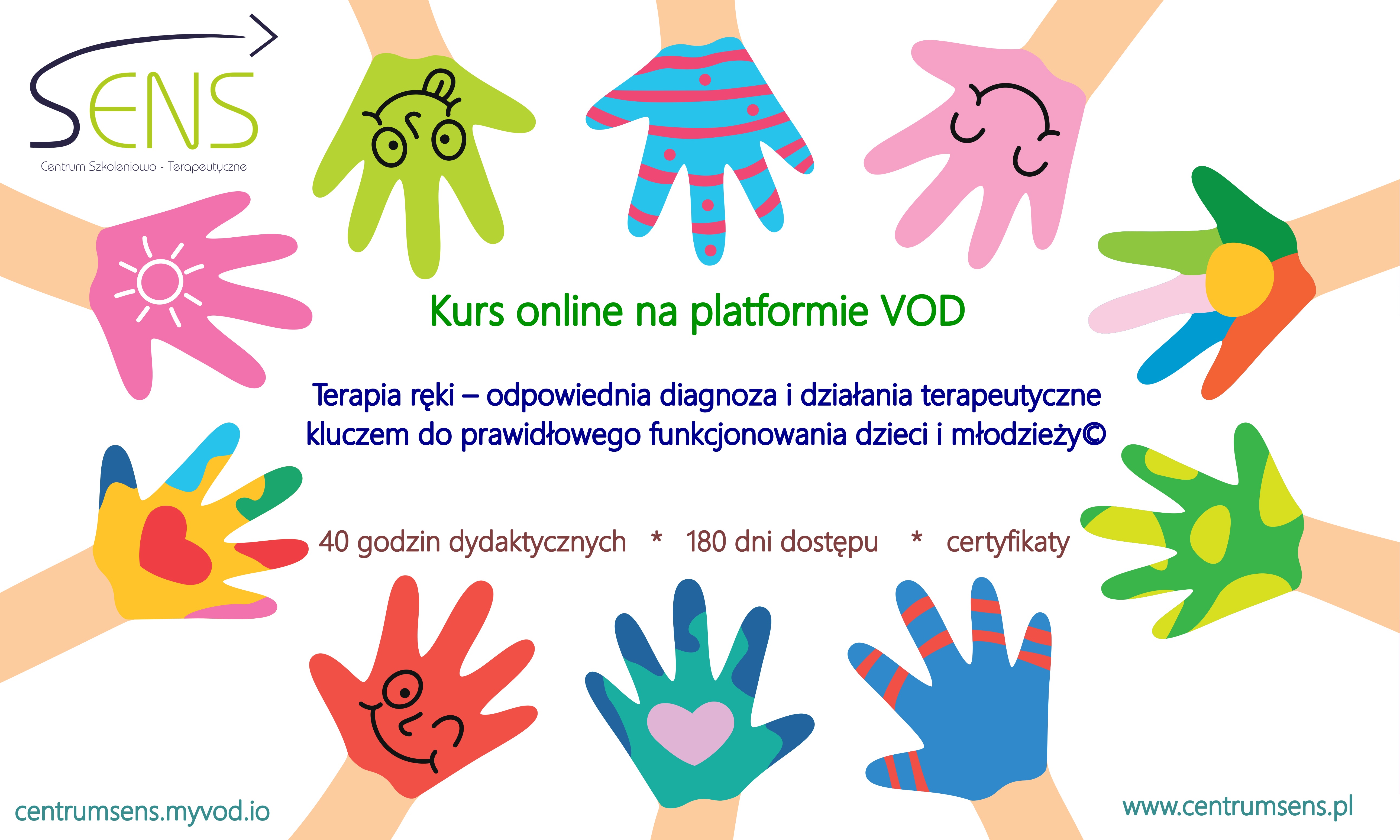 Kurs Terapia ręki dzieci i młodzieży© Kurs online w formie nagrań video. Dostęp 180 dni.